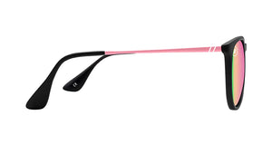 BL118 BLENDERS NORTH PARK ROSE THEATER BE811 53.8 SOFT MATTE BLACK  ROSE MIRRORED POLARIZED