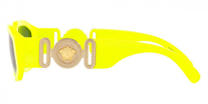 VE159 VERSACE VE4361 532187 53 YELLOW FLOURESCENT  DARK GRAY