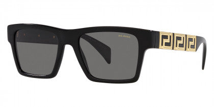 VE179 VERSACE VE4445 GB1/81 54 BLACK  DARK GRAY POLARIZED