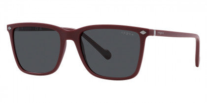 VG053 VOGUE VO5493S 304887 58 SEMI MATTE FULL WINE RED / DARK GRAY