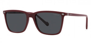 VG053 VOGUE VO5493S 304887 58 SEMI MATTE FULL WINE RED / DARK GRAY