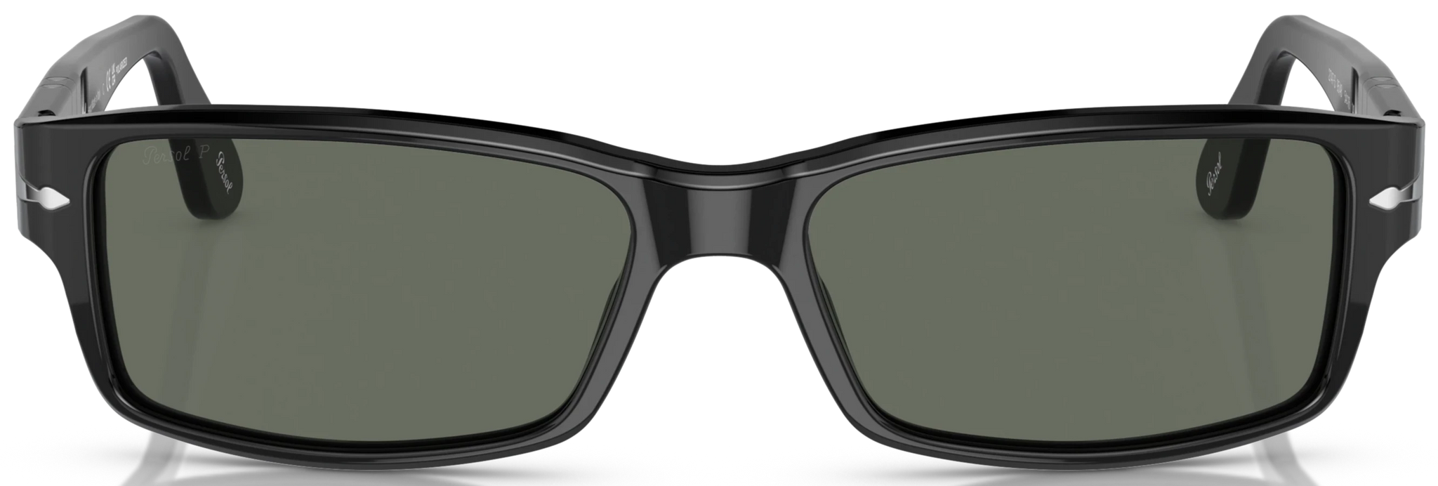 PO1 PERSOL PO2747S 95 48 57 BLACK CRYSTAL GREEN POLARIZED A