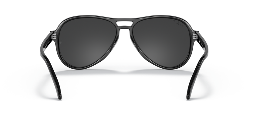 F292 RAY-BAN VAGABAND RB4355 654548 58 BLACK / CLASSIC BLACK POLARIZED