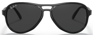 F292 RAY-BAN VAGABAND RB4355 654548 58 BLACK / CLASSIC BLACK POLARIZED