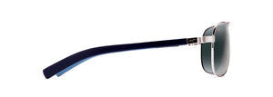 MJ187 MAUI JIM GUARDRAILS 327-17 58 SILVER WITH BLUE AND LIGHT BLUE / NEUTRAL GREY
