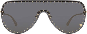 V18 VERSACE VE2230B 100287 45 GOLD / DARK GRAY