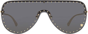 V18 VERSACE VE2230B 100287 45 GOLD / DARK GRAY