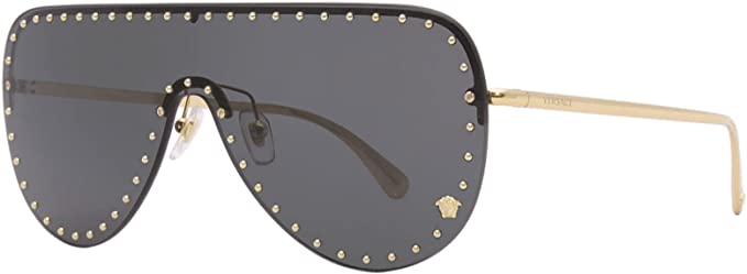 V18 VERSACE VE2230B 100287 45 GOLD / DARK GRAY