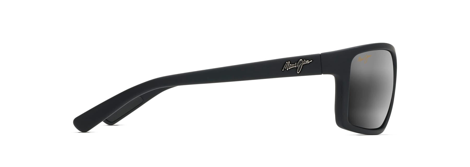 MJ210  MAUI JIM BYRON BAY 746-02MR 62 RUBBER MATTE BLACK / NEUTRAL GRAY