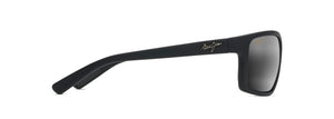 MJ210  MAUI JIM BYRON BAY 746-02MR 62 RUBBER MATTE BLACK / NEUTRAL GRAY