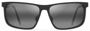 MJ459 MAUI JIM WANA 846-2M 61 MATTE BLACK / NEUTRAL GRAY