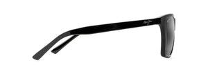 MJ114 MAUI JIM CRUZEM 864-02 57 BLACK GLOSS /  NEUTRAL GREY