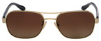 C122 COACH Sunglasses HC 7116 9005T5 57  POLARIZED
