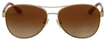 C118 COACH  HC7115 9005S0 59 LIGHT GOLD / BROWN RED MIRROE GRADIENT