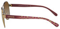 C118 COACH  HC7115 9005S0 59 LIGHT GOLD / BROWN RED MIRROE GRADIENT