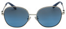 C123 COACH HC7123 90018F 57 SILVER / GRAY BLUE GRADIENT