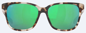 CT012 COSTA MAY 06S2009 200910 57 SHINY TIGER COWRIE /  GREEN MIRRORED POLARIZED
