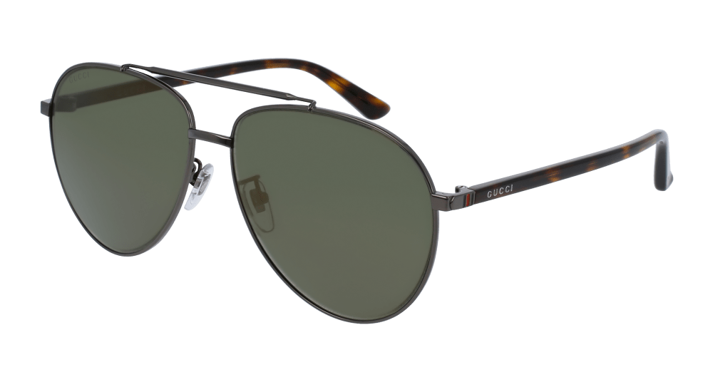 G19  GUCCI GG0043SA 003 61 GUNMETAL HAVANA / GOLD