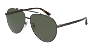 G19  GUCCI GG0043SA 003 61 GUNMETAL HAVANA / GOLD