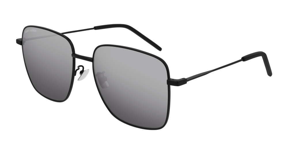 SL20 SAINT LAURENT SL 312 004 BLACK - BLACK - SILVER