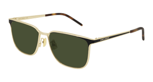 SL5 SAINT LAURENT SL 428 003 56 GOLD / GREEN