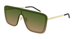 SL11 SAINT LAURENT SL 364 MASK 007 99 GOLD / GREEN