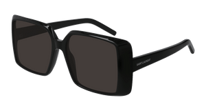 SL17 SAINT LAURENT SL 451 001 56 BLACK / BLACK