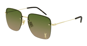 SL7 SAINT LAURENT SL 312 M-003 58 GOLD / GREEN