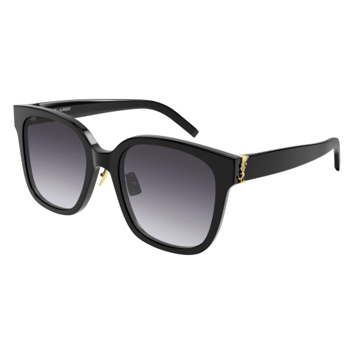 SL22 SAINT LAURENT SL M105/F-002 55 BLACK - BLACK - GREY