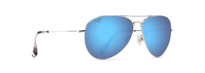 MJ264 MAUI JIM MAVERICKS B264-17 61 SILVER / BLUE HAWAII