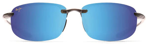 MJ126 MAUI JIM HO'OKIPA READER B807-1115 64 TRANSLUCENT SMOKE GREY / BLUE HAWAII