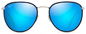 MJ480 MAUI JIM NONI B854-03 54 NAVY WITH SILVER / BLUE HAWAII