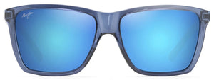 MJ112 MAUI JIM CRUZEM B864-03 57 DARK TRANSLUCENT BLUE / BLUE HAWAII