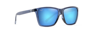 MJ112 MAUI JIM CRUZEM B864-03 57 DARK TRANSLUCENT BLUE / BLUE HAWAII