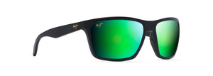 MJ430 MAUI JIM MAKOA GM804-2M 59 MATTE BLACK / MAUI GREEN