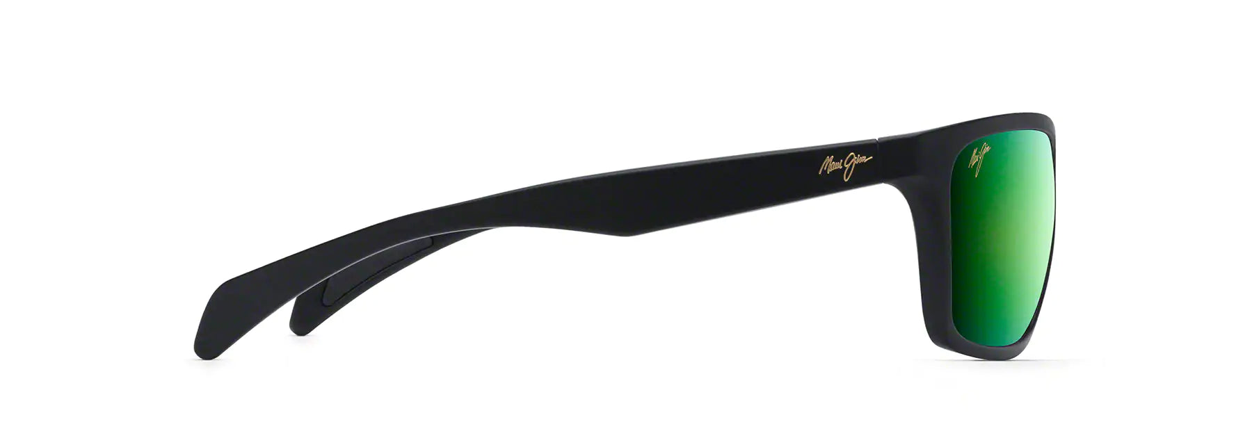 MJ430 MAUI JIM MAKOA GM804-2M 59 MATTE BLACK / MAUI GREEN