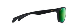 MJ430 MAUI JIM MAKOA GM804-2M 59 MATTE BLACK / MAUI GREEN