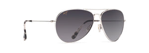 MJ109 MAUI JIM MAVERICKS GS264-17 61 SILVER / NEUTRAL GRAY