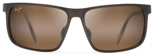 MJ105 MAUI JIM WANA H846-01C 61 BRUSHED CHOCOLATE / HCL BRONZE
