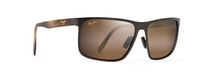 MJ105 MAUI JIM WANA H846-01C 61 BRUSHED CHOCOLATE / HCL BRONZE