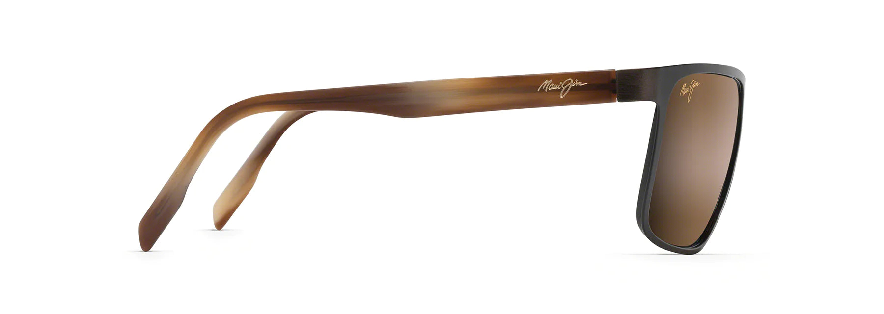 MJ105 MAUI JIM WANA H846-01C 61 BRUSHED CHOCOLATE / HCL BRONZE