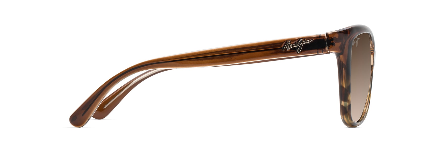 MJ344 MAUI JIM STARFISH HS744-01T 56 TRANSLUCENT CHOCOLATE WITH TORTOISE / HCL BRONZE
