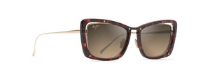 MJ435A MAUI JIM ADRIFT HS808-10 54 TORTOISE WITH SHINY GOLD / HCL BRONZE