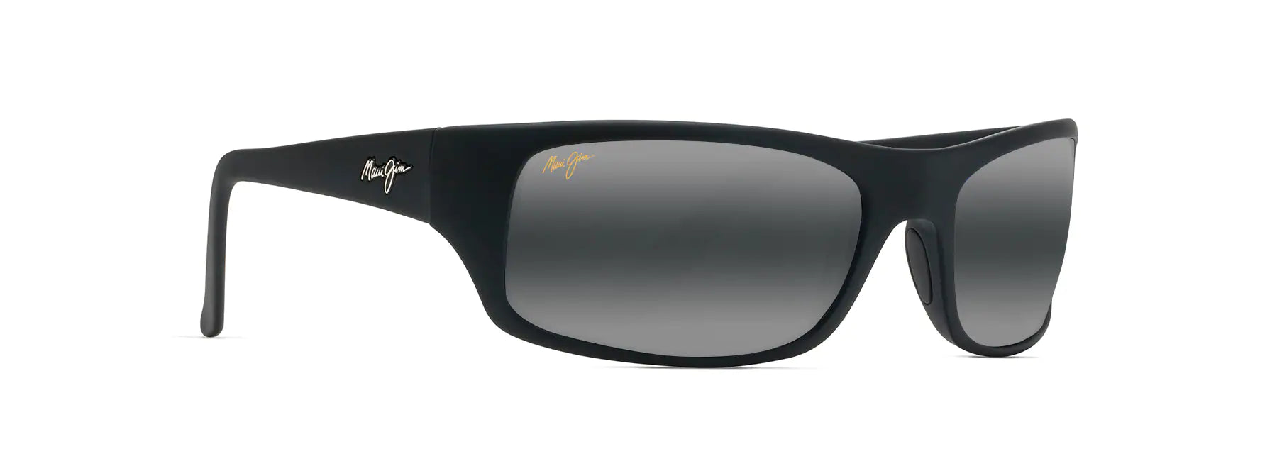 MJ329 MAUI JIM MYMAUI PEAHI MM202 023 65 BLACK MATTE / NEUTRAL GREY