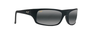 MJ329 MAUI JIM MYMAUI PEAHI MM202 023 65 BLACK MATTE / NEUTRAL GREY