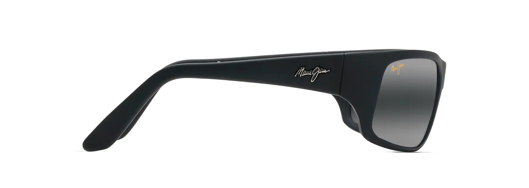 MJ329 MAUI JIM MYMAUI PEAHI MM202 023 65 BLACK MATTE / NEUTRAL GREY