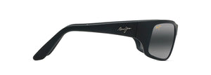 MJ329 MAUI JIM MYMAUI PEAHI MM202 023 65 BLACK MATTE / NEUTRAL GREY