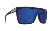 S20A SPY FLYNN 670323973317 134 SOFT MATTE BLACK / HAPPY BRONZE WITH DARK BLUE SPECTRA MIRRORED