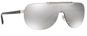V70 VERSACE VE2140 10006G 140 SILVER / LIGHT GRAY MIRRORED SILVER