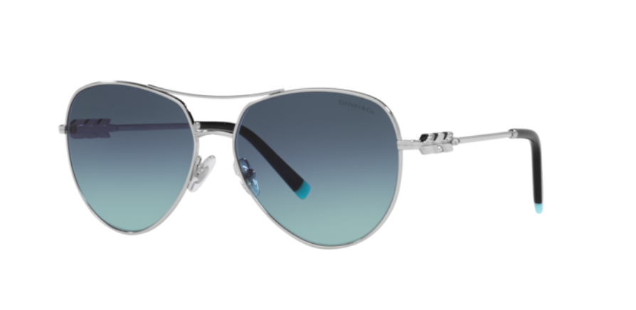 T44A TIFFANY TF3083B 60019S 59 RUBEDO / AZURE GRADIENT BLUE